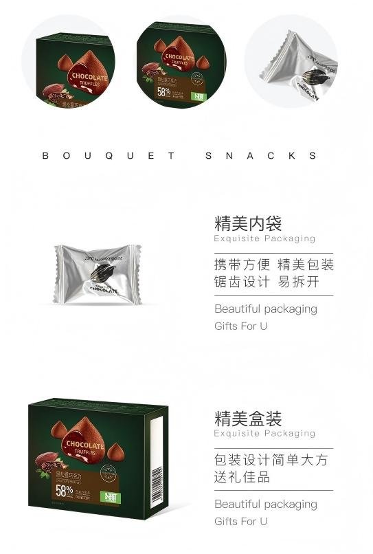 Chocolate Truffle100g package informations Chocolate Truffle100g package informations