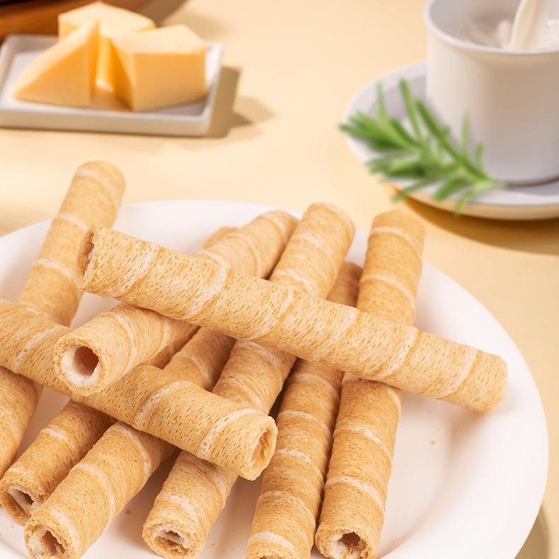 Chocolate filled wafer details