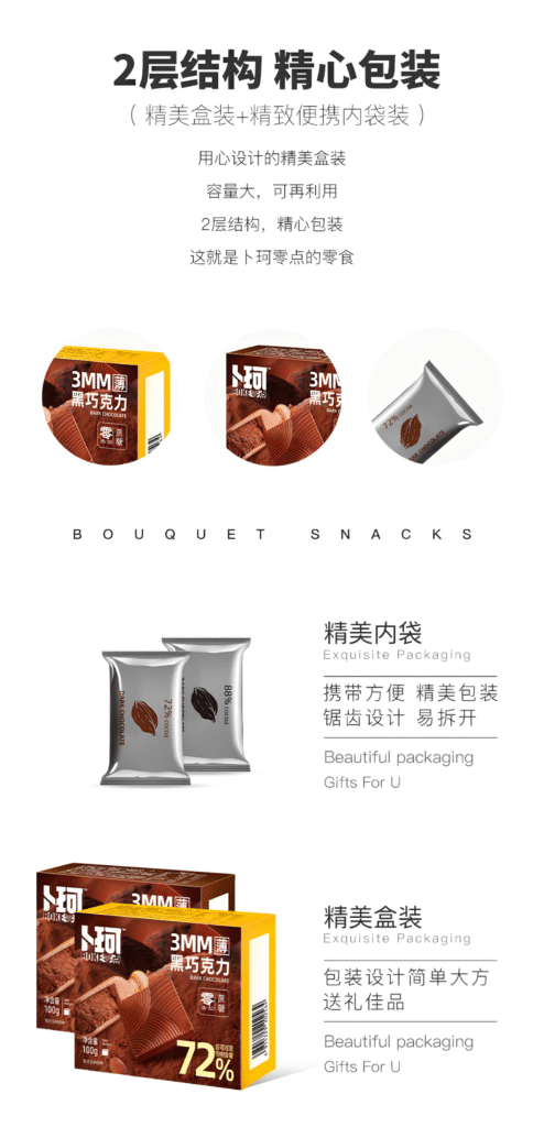 Dark Chocolate Thins package informations Dark Chocolate Thins package informations