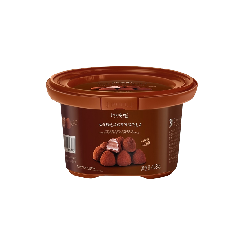 Instant Compound Chocolate Truffles brown package